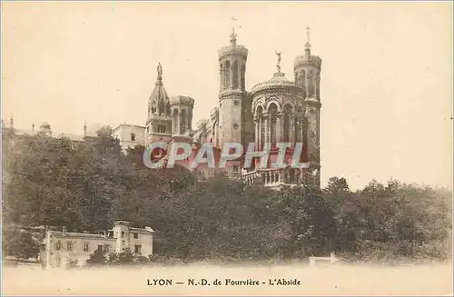 Cartes postales Lyon ND de Fourviere L Abside