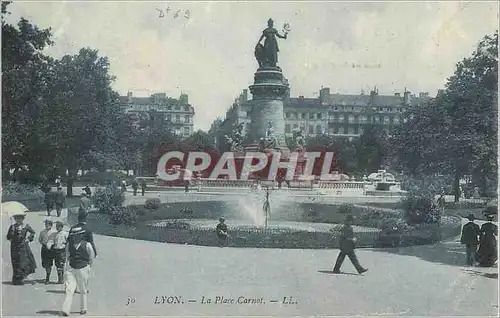 Cartes postales Lyon La Place Carnot