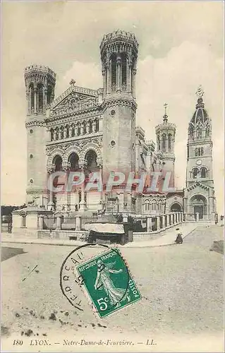 Cartes postales Lyon Notre Dame de Fourviere