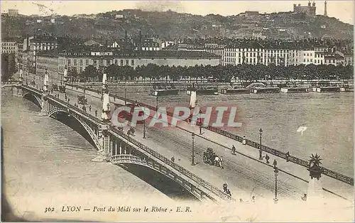 Ansichtskarte AK Lyon Pont du Midi sur le Rhone