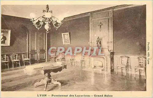 Cartes postales Lyon Pensionnat des Lazaristes Grand Salon