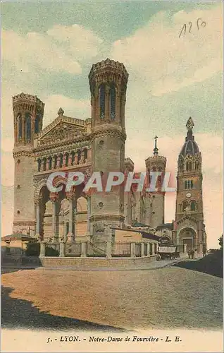 Cartes postales Lyon Notre Dame de Fourviere