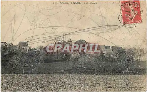 Cartes postales Correze Troche Vue generale