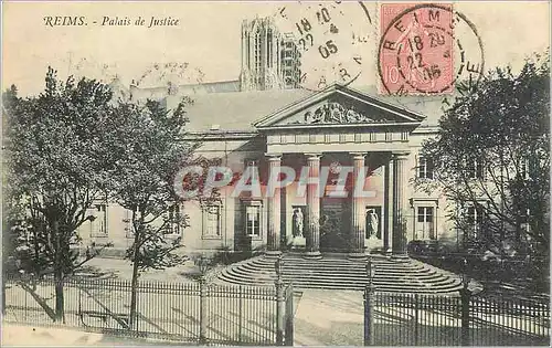 Cartes postales Reims Palais de Justice