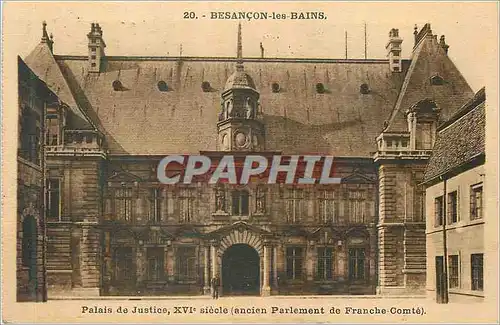 Cartes postales Besancon les Bains Palais de Justice