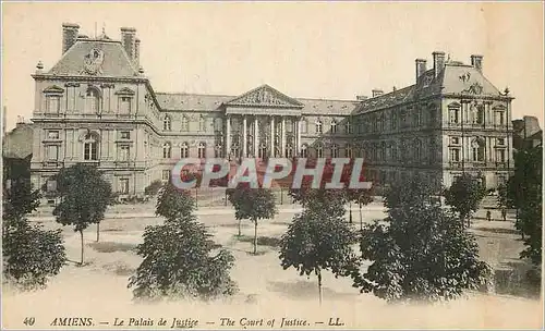 Ansichtskarte AK Amiens Le Palais de la Justice