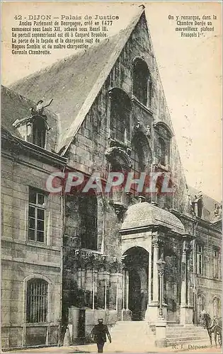 Ansichtskarte AK Dijon Palais de Justice