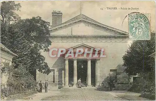 Cartes postales Troyes Palais de Justice