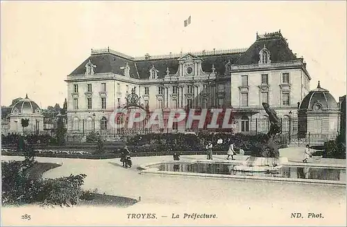 Cartes postales Troyes La Prefecture