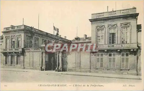 Cartes postales Chalons sur Marne L Hotel de la Prefecture