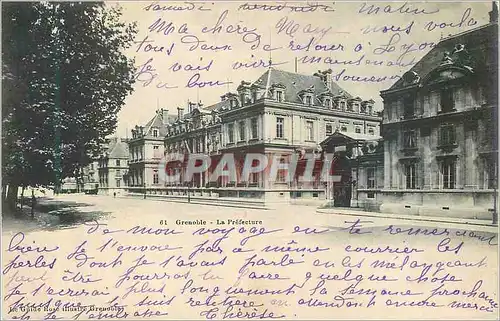Cartes postales Grenoble La Prefecture (carte 1900)