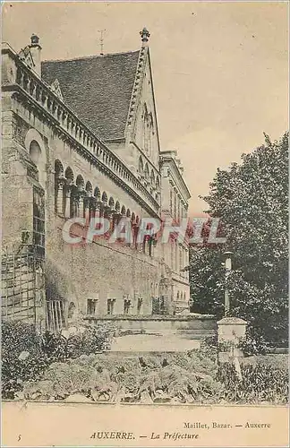 Cartes postales Auxerre La Prefecture