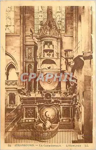 Cartes postales Strasbourg La Cathedrale L Horloge
