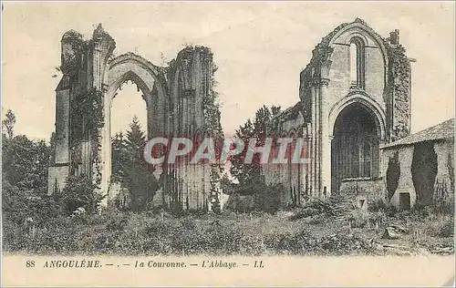 Cartes postales Angouleme La Couronne L Abbaye