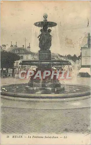 Cartes postales Melun La Fontaine Saint Jean