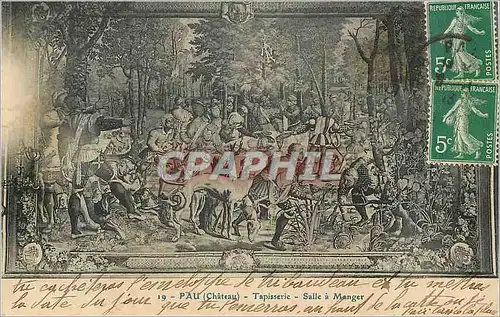 Cartes postales Pau Chateau Tapisserie Salle a Manger
