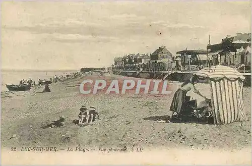 Cartes postales Luc sur Mer La Plage Vue generale