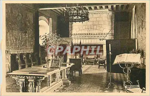 Cartes postales Chateau de Langeais Grand Salon ou fut celebre le mariage de Charles VIII