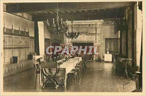 Cartes postales Chateau de Langeais Salle a Manger ancienne Salle des Gardes