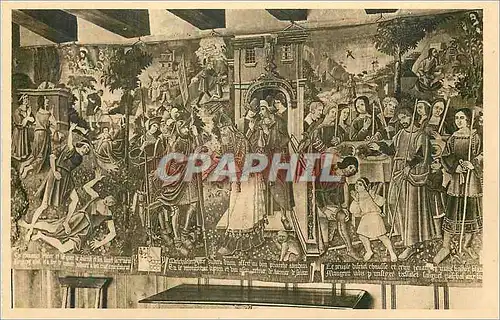 Cartes postales Chateau de Langeais Tapisserie du XV siecle Isabelle de la Jaille