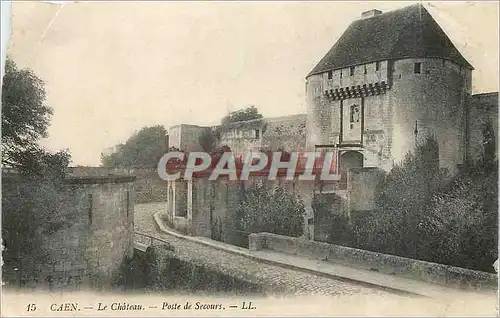 Cartes postales Caen Le Chateau Poste de Secours