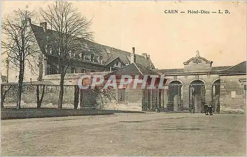 Cartes postales Caen Hotel Dieu