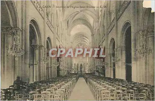 Ansichtskarte AK Caen Interieur de l Eglise Saint Etienne