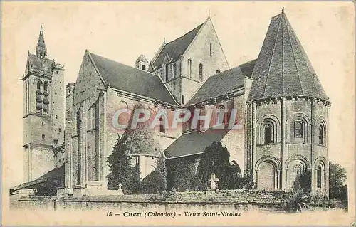 Cartes postales Caen Calvados Vieux Saint Nicolas