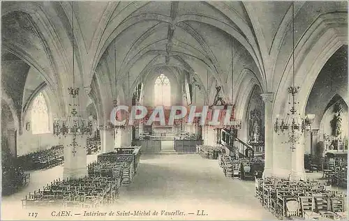 Cartes postales Caen Interieur de Saint Michel de Vaucelles