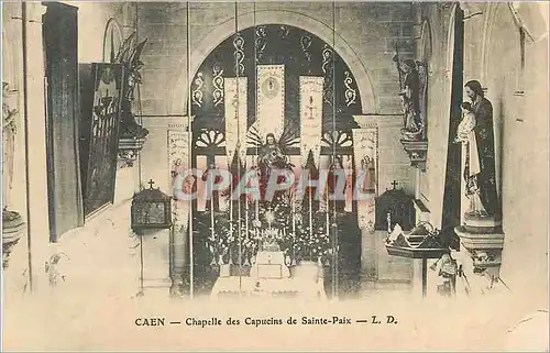 Cartes postales Caen Chapelle des capucins de Sainte Paix