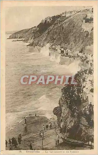 Ansichtskarte AK Granville Le Flat Gousset et les Falaises