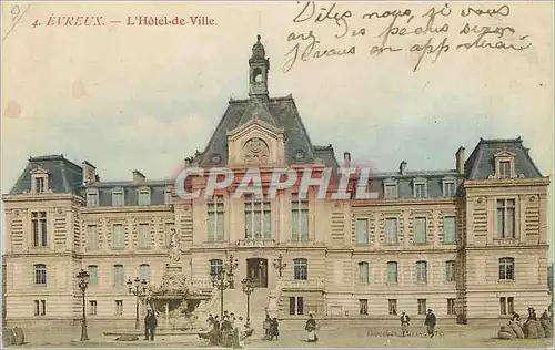 Cartes postales Evreux L Hotel de Ville