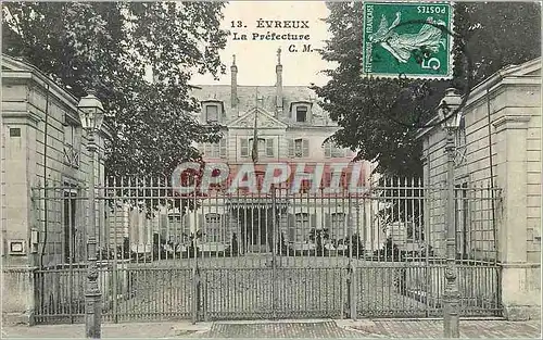 Cartes postales Evreux La Prefecture