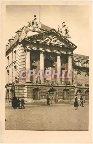 Cartes postales Hotel de Ville de Dijon Palais des Etats de Bourgogne Fronton et colonnades d l aile droite