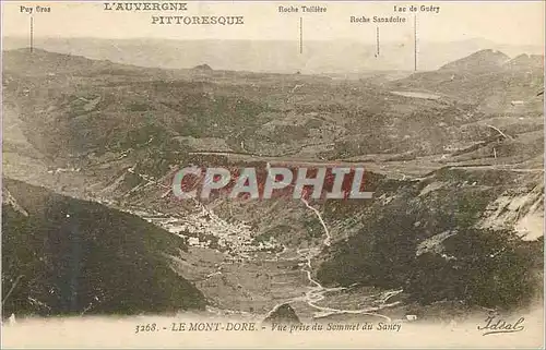Cartes postales Le Mont Dore Vue prise du Sommet du Sancy