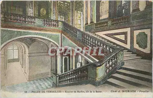 Cartes postales Palais de Versailles Ecalier de Marbre dit la Reine