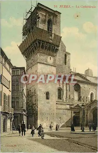 Cartes postales St Nimes La Cathedrale