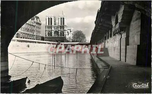 Moderne Karte Paris Promenade sous les Ponts