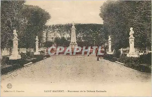 Cartes postales Saint Maixent Monument de la Defense Nationale