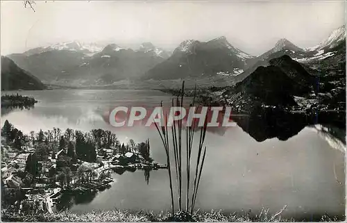 Cartes postales moderne Lac d Annecy Par un beau matin Talloires et Duingt