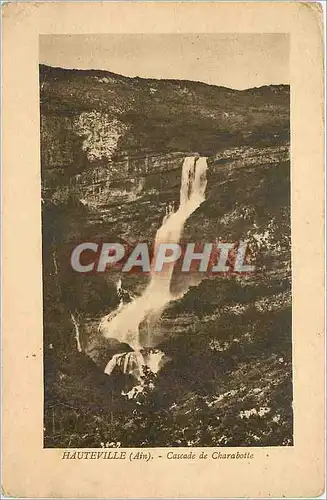 Cartes postales Hauteville Ain Cascade de Charabotte