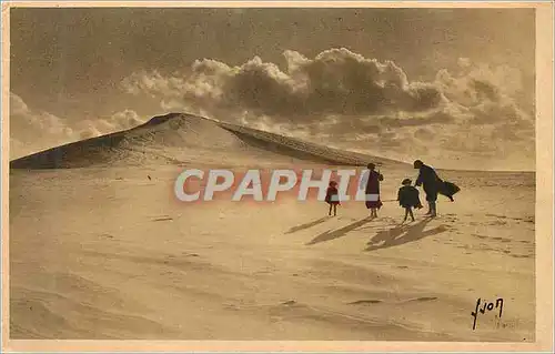 Ansichtskarte AK Arcachon Gironde Dune du Pilat la plus haute d Europe