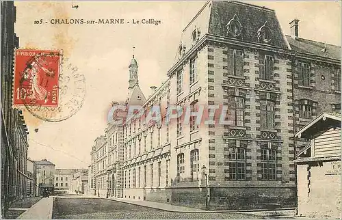 Cartes postales Chalons sur Marne Le College