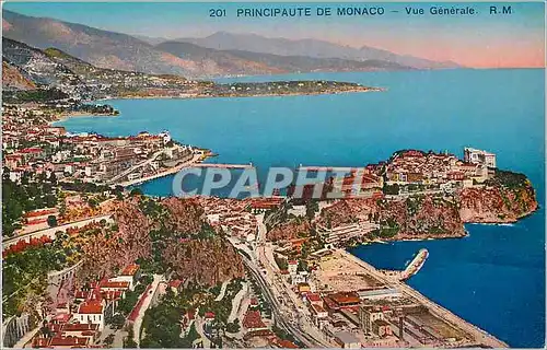Cartes postales Principaute de Monaco Vue generale