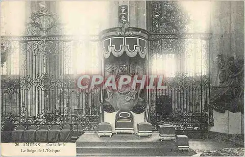 Cartes postales Amiens Cathedrale Le Siege de l Eveque