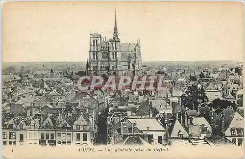Cartes postales Amiens Vue generale prise du Beffroi