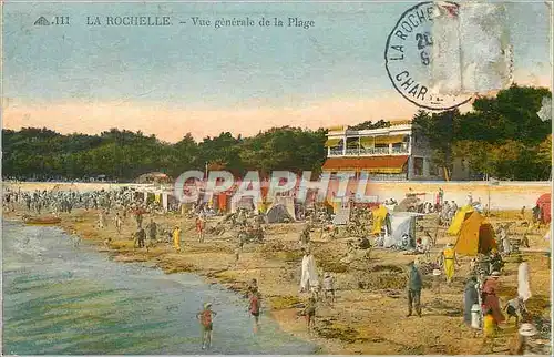 Cartes postales La Rochelle Vue generale de la Plage