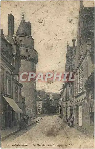 Cartes postales Langeais La Rue Anne de Bretagne
