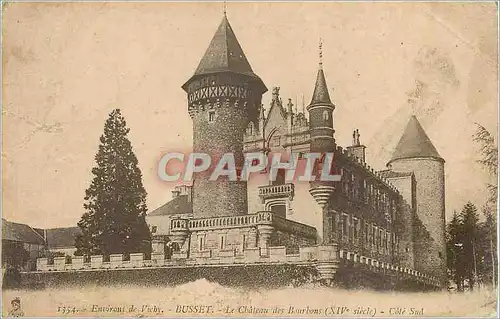 Ansichtskarte AK Environs de Vichy Busset Le Chateau des Bourbons