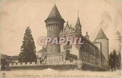 Cartes postales Environs de Vichy Busset Le Chateau des Bourbons